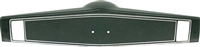 1969 - 1970 Chevelle Standard Steering Wheel Horn Shroud with Hot Stamped Chrome Trim, Dark Green
