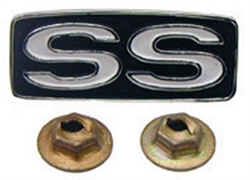 1969 Chevelle SS Steering Wheel Shroud Emblem, Super Sport