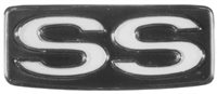 1969 Nova SS Steering Wheel Shroud Emblem, Super Sport