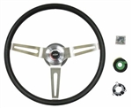 1968 - 1972 Nova NK1 Small Comfort Grip Steering Wheel Kit, Black