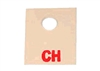 1968 Chevelle or Nova Power Brake Booster Check Valve Vacuum Hose Identification Tag, CH Code