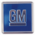 1968 - 1977 Chevelle Stamped Metal Mark of Excellence Blue GM Door Decal