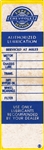 Chevrolet Super Service Door Jamb Dealer Service Decal, NOS GM