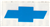 Blue Chevy Bowtie Window Decal