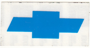 Blue Chevy Bowtie Window Decal