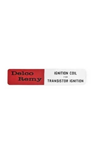 1964 - 1967 Chevelle Delco Remy Transistorized Ignition Coil Decal