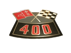Air Cleaner Decal, 400 Cross Flags
