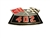 402 Crossed Flags Air Cleaner Breather Decal