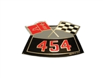 454 Crossed Flags Air Cleaner Breather Decal