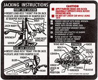 1972 Chevelle Trunk Jacking Instructions