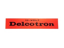 1966 - 1972 AC Delcotron Ignition Coil Decal, 12-Volt