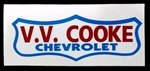 V.V. Cooke Chevrolet Dealership Decal