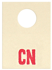 1970 Chevelle and Nova Power Brake Booster Check Valve Vacuum Hose Identification Tag, CN Code