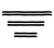 1968 - 1974 Nova Rear Leaf Spring Liners Set, 4 or 5 Leaf, Does Both Sides