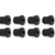 1968 - 1969 Nova Rear Leaf Spring Shackle Bushings, 8 Piece Set