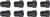 1970 - 1979 Nova Rear Leaf Spring Shackle Bushings Set, 8 Pieces