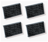 1968 - 1979 Nova Leaf Spring Insulator Pads Set, Multi Leaf, Rear, 4 Pieces
