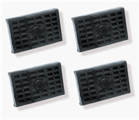 1968 - 1979 Nova Leaf Spring Insulator Pads Set, Multi Leaf, Rear, 4 Pieces