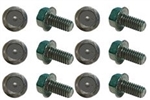 1964 - 1972 Rear End Cover Differential Bolt Set, Correct E Marking on Head, 12 Piece Kit