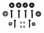 1968 - 1972 Nova Subframe Body Mount Bushing Hardware Set: Bolts, Nuts, and Washers, OE Style Correct