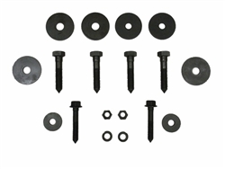 1968 - 1972 Nova Subframe Body Mount Bushing Hardware Set: Bolts, Nuts, and Washers, OE Style Correct