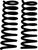 Detroit Speed Small Block 2 Inch Drop Front Coil Springs Set, Pair