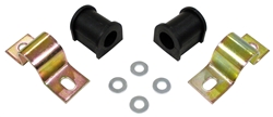 Chevelle and Nova Sway Bar Bushing Brackets with Bushings Set, Front, 7/8 Inch