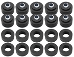 1964 - 1967 Chevelle Body to frame cushions, 2 or 4 door hardtop or sedan, El Camino, and 2 or 4 door wagon, Bushing Set