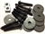 1968 - 1972 Chevelle Coupe Body Mount Bushing Hardware Set: Bolts, Nuts and Washers, OE Style Correct