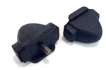 1962 - 1967 Chevy II Nova UPPER Control A Arm Rubber Bumper Set, Pair