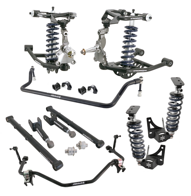 1968 - 1972 Chevelle A-Body Front and Rear RideTech CoilOver System Suspension Kit