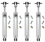 1968 - 1974  Nova Front & Rear Viking Smooth Body Double Adjustable Aluminum Shock Set