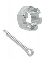 Lower Ball Joint Castle Nut with Cotter Pin