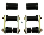 1968 - 1974 Nova Detroit Speed DELRIN OFFSET Leaf Spring Front Eye and Rear Shackle Bushings