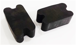 Chevelle Universal  Front Coil Spring Repair Riser Booster Rubber Lift Blocks, 2"