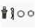 1968 - 1972 Automatic Shifter Cable Mounting Stud, Pin Clip, Washer, and Nut Set