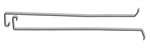 1968 - 1972 Chevelle Trunk Lid Hinge Torsion Bars (Convertible), Pair