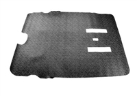 1968 - 1972 Nova Trunk Mat, Original Style Vinyl / Rubber with Gray Herringbone Pattern