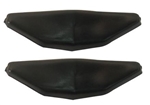 1969 - 1972 Roof Rail Weather Strip Channel Corner Connector Black Plastic Insert Trim Window Guides ( PAIR )