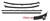 1968 Chevelle Windowfelt Kit, 2 Door Hardtop, OE Style Outer 4 Piece Set