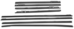 1970 - 1972 Chevelle CONVERTIBLE Window Felt Kit Inner and Outer OE Style, 8 Piece Set