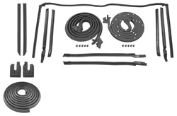 1966 - 1967 Chevelle Convertible Rubber Weatherstrip Kit
