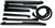1968 - 1972 Chevelle Convertible Top Weatherstrip, 7 Piece Set