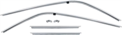 1966 - 1967 Chevelle Roof Rail Weatherstripping Channels