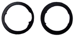 Door Lock Cylinder Rubber Gasket Seals, Pair