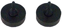 1968 - 1979 Nova Trunk Deck Lid Rubber Bumpers, Pair