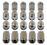 Lug Nut Set, 7/16 Conical Seat - 20 Pieces