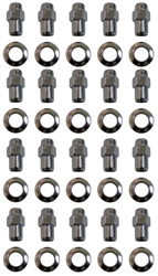 Mag Wheel Lug Nut and Washer Set, Cragar S/S Style, 40 Pieces