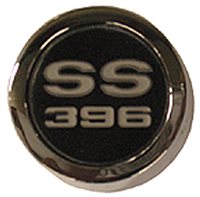 1969 - 1970 Chevelle SS Wheel Center Cap "SS 396", Each