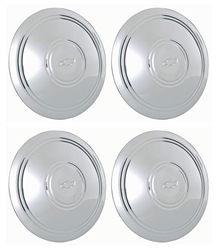 Rallye Wheel Police Style Center Caps Set with Bowtie
